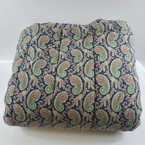Ralph Lauren Home King Size Paisley Blue Green Red Comforter - Picture 1 of 3