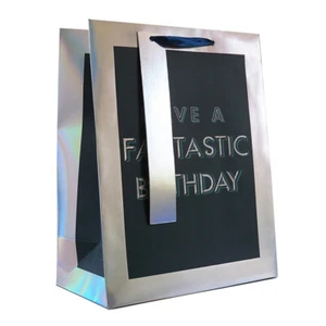 Wraptastic MALE M / L / XL NAVY BLUE HAVE A FANTASTIC BIRTHDAY MALE BOYS TEENAG - Picture 1 of 1