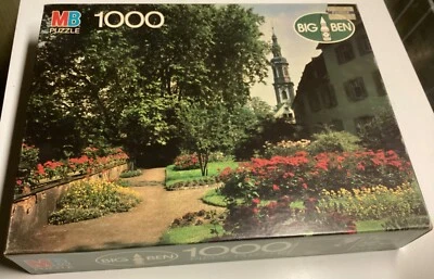 Vintage 1982 Milton Bradley Big Ben Baden Germany 1000 Piece Puzzle Sealed - Image 1 of 2