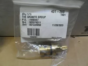 Riobel 401-280 Vástago de cartucho caliente de latón para llenado de bañera - Imagen 1 de 1