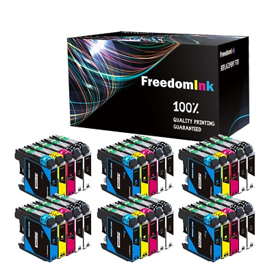 FP 30x DRUCKER PATRONEN für BROTHER LC121 LC123 LC125 XL MFC J470DW J4410DW J4510DW