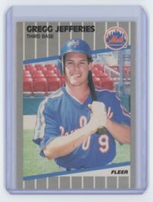 1989 Fleer Gregg Jefferies Baseball Card #38