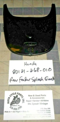 Protector contra salpicaduras guardabarros trasero honda cb77 80121-268-010 1 cantidad fabricante de equipos originales envío gratuito Foto 1 de 2