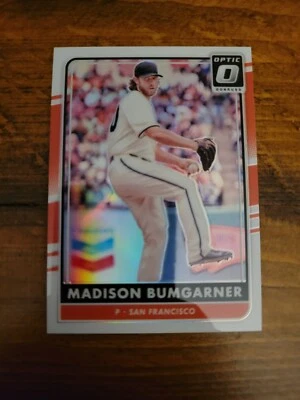 2016 Donruss Optic Holo #150 Madison Bumgarner - Image 1 of 2