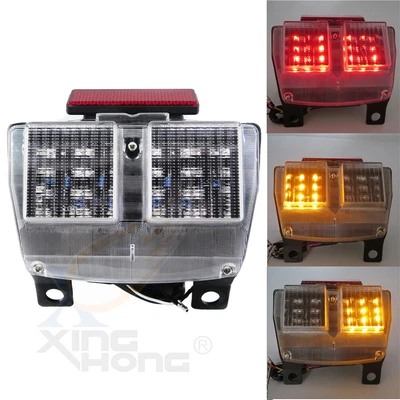 Luz de freno trasera transparente con señales de giro para 02 - 04 Ducati 998 94 - 03 Ducati 996 Foto 1 de 4