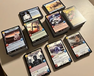 Star Wars Unlimited Jump to Lightspeed Play Set(3) of UC/C+Rare Leaders & Bases - Picture 1 of 3