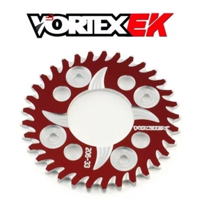 Grom Vortex CAD5 35T Rear Sprocket Red Honda 420 Pitch Aluminum - Picture 1 of 1