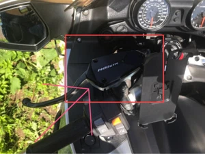 Cubierta de depósito de líquido cilindro maestro embrague freno 1400 GTR para Kawasaki GTR1400 - Imagen 1 de 25