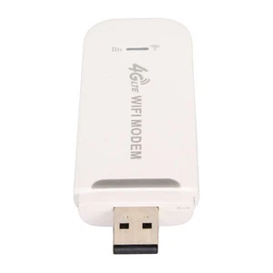 White 4G WiFi Router 150Mbps SIM Card Slot 10 Devices Support USB Plug And P Kit - Picture 1 of 22