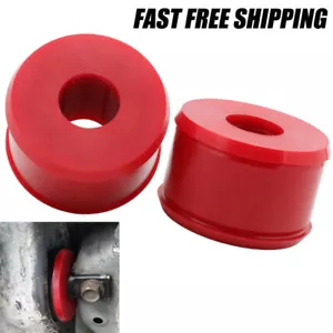 2X Buje de brazo de arrastre trasero de suspensión rojo para Honda Civic CRX Del Sol Integra - Imagen 1 de 11
