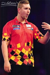 Dimitri Van den Bergh - Darts - Foto - 20x30 cm- original signiert ! TOP ! (1) - Bild 1 von 1