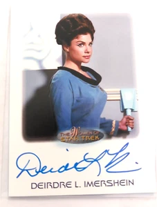 2017 Women of Star Trek 50th Anniversary Deirdre L Imershein VL autograph card - Picture 1 of 3