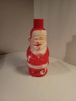 Vintage Santa Bubble Bath Bottle Soaky 1960's Colgate Palmolive  - Image 1 of 4