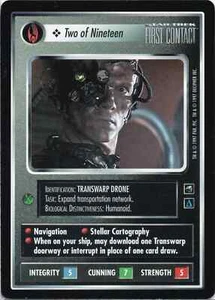 Star Trek CCG Two of Nineteen Near-Mint/NM Common – First Contact 1997 - Picture 1 of 1