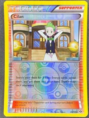 Pokémon Cilan Reverse Holo 86/99 NXD Next Destinies NM - Image 1 of 2
