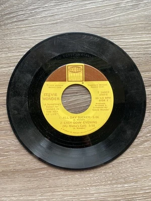 STEVIE WONDER - Songs In The Key Of Life, 1976 US, Tamla Records, 45 RPM - Image 1 of 2