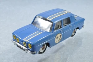 BK174 Ancien Norev #14 1:43 Renault R8 Gordini Competition en plastique bleu B/- - Foto 1 di 3