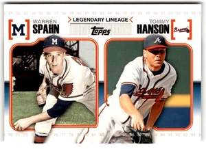 Warren Spahn/Tommy Hanson 2010 Topps Legendary Lineage #LL14 - Picture 1 of 2