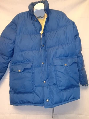  Pacific Trail  Down Puffer Jacket Mens Size Large  BLUE NO Snap Off Hood  #4 - Image 1 of 4