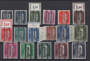(WH23654) AUSTRIA, SOV. Z. 1945, MI 674/92 NOT COMPL., MNH, CV €158, SEE SCANS - Picture 1 of 2