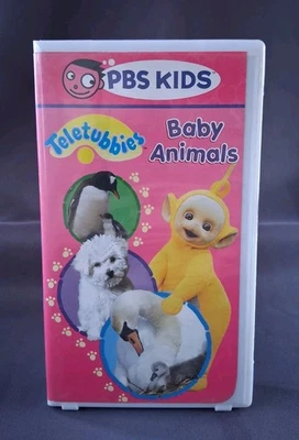 PBS KIDS Home Video Teletubbies VHS Baby Animals 2001 Bullet Case (Cat.88519) - Image 1 of 4