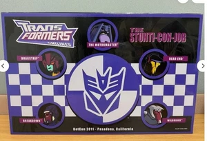 Hasbro Transformers 2011 Botcon Animated Stunticon Job Box Set - Picture 1 of 1