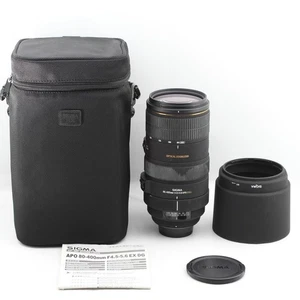 【EXC+++++】Sigma EX 80-400mm f/4.5-5.6 APO DG OS con capucha para Nikon AF... - Imagen 1 de 14