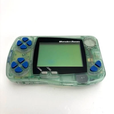 Bandai WonderSwan SW-001 Limited Edition Console Clear Tested Used 1998 Japan - Image 1 of 4