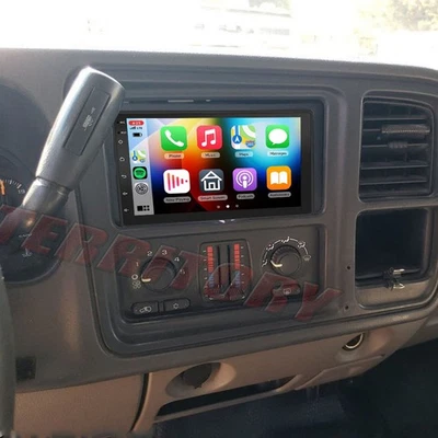For GMC Sierra 1500 2500 2003-2006 Carplay Car Radio Stereo GPS Android Auto SWC - Image 1 of 4