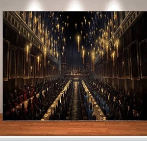 Magic Castle Witch Wizard School Photography Backdrop/Photo Studio Background - Picture 1 of 5