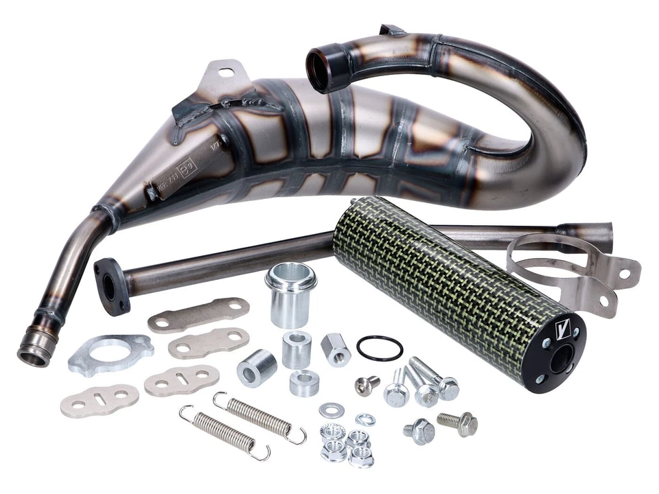 Auspuff Yasuni Cross HM MAX Carbon / Aramid Design für Aprilia RX, SX, Derbi R,  - Bild 1 von 1