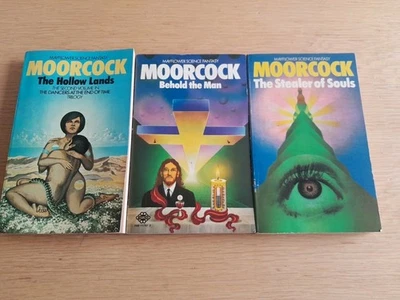 Michael Moorcock Sci-Fi Vintage Mayflower Paperback Book Bundle Behold The Man  - Image 1 of 4