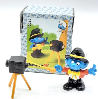 Schlumpf Fotograf in OVP Komplett Smurf CE Puffi Pitufo Schleich 40217 Germany - Bild 1 von 2