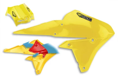 Cycra Powerflow Intake Radiator Shrouds - Lighting Gold Motorcycle Dirt Bike - Изображение 1 из 4
