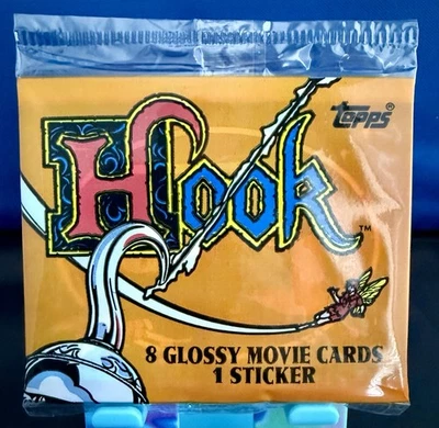 1991 TOPPS HOOK FACTORY SEALED TRADING CARD PACK 🏴‍☠️🪝🔥 - Image 1 of 2