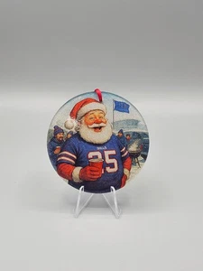 Weihnachtsmann Tailgating At A Buffalo Bills Fußballspiel Christbaumschmuck - Bild 1 von 2