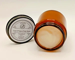 TnJ's Shop Triple Whipped Sandalwood Whole Body, Face and Beard Butter – 4oz - Picture 1 of 3