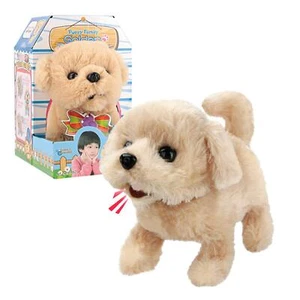 Plush Golden Retriever Toy Puppy Electronic Interactive Pet Dog - Walking, Ba... - Picture 1 of 7