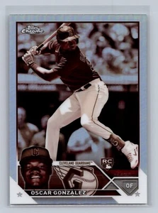 2023 Topps Chrom Sepia Refraktor Oscar Gonzalez RC - Bild 1 von 2