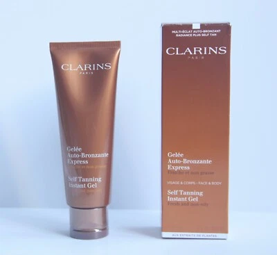 Gel instantáneo autobronceador Clarins tamaño regular - 125 ml 4,5 oz. En Caja Precintado Nuevo Foto 1 de 2