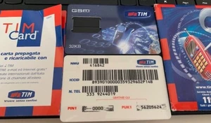 Tim Card GSM da collezione Primi anni 2000 usato no sim - Foto 1 di 6