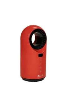 LivePure Turbine Vortex Oscillating 1500-Watt Heater with Filtration-Red - Picture 1 of 2