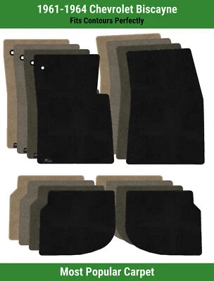 Alfombrillas Lloyd Ultimat fila delantera y trasera para Chevrolet Biscayne 1961-1964  Foto 1 de 4
