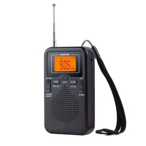 AM FM Walkman Radiouhr Stereo Receiver mit automatischer Senderauswahl