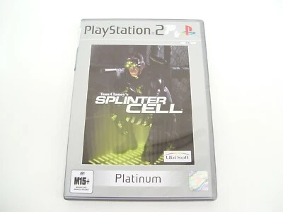 TOM CLANCY'S CLANCYS SPLINTER CELL PS2 GAME PLAYSTATION 2 UBISOFT - Image 1 of 4