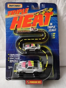 Matchbox Triple Heat PORSCHE 959 1/64 - 1/90 - 1/200 A4 - Picture 1 of 8