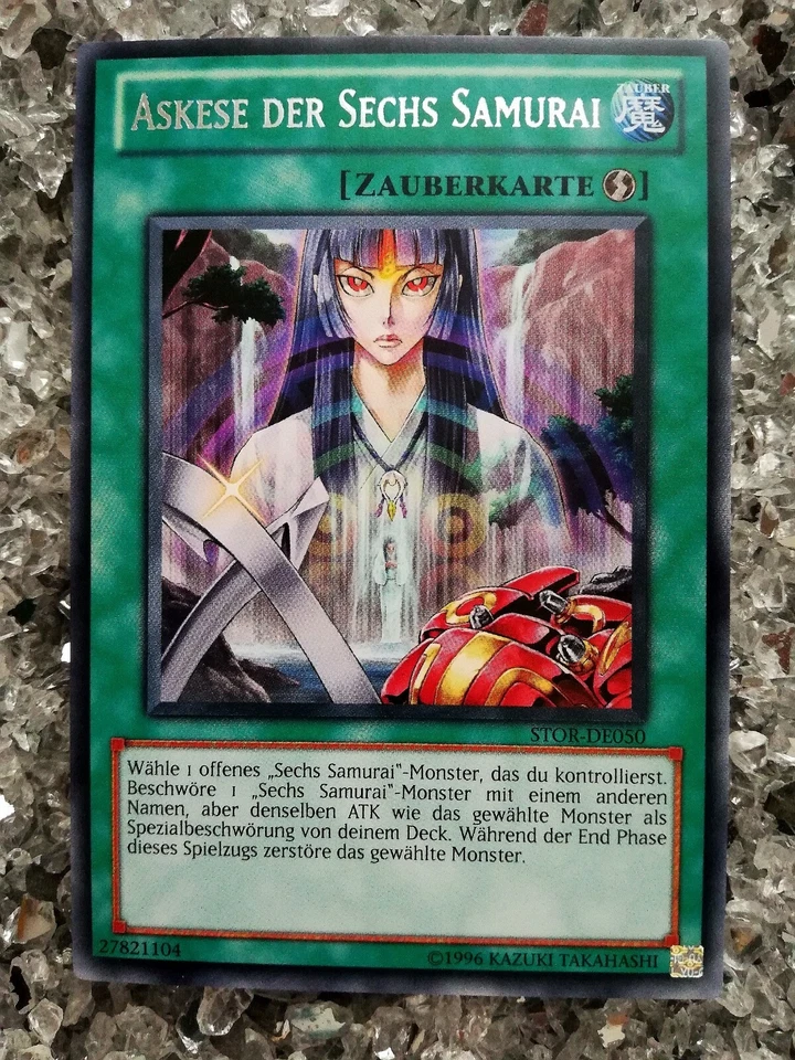 1x Yu-Gi-Oh Askese der sechs Samurai STOR-DE050 2.Auflage Rare Boosterfrisch - Bild 1 von 1