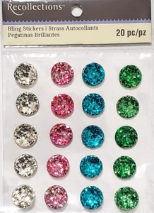 Recollections GLITTER BLING Rhinestone Stickers - 20 pcs - Picture 1 of 2