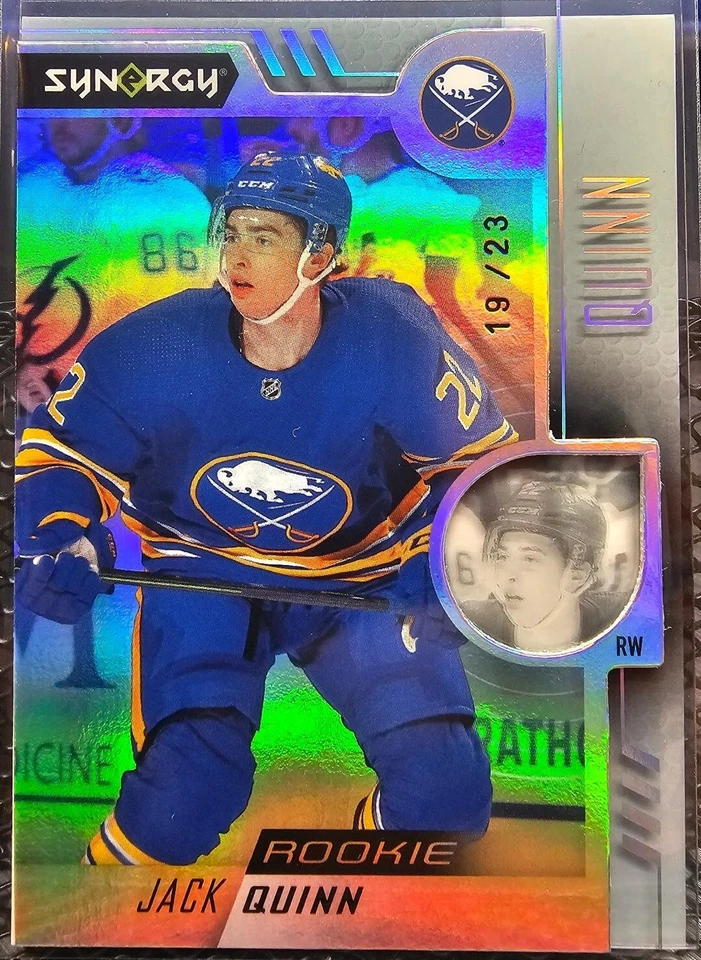 Jack Quinn 22/23 Upper Deck Synergy Rookie Base True Rookie /23 - Image 1 of 1