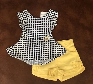 Savannah Polka Dot Anchor Outfit For 2T Girl (G6) - Picture 1 of 7